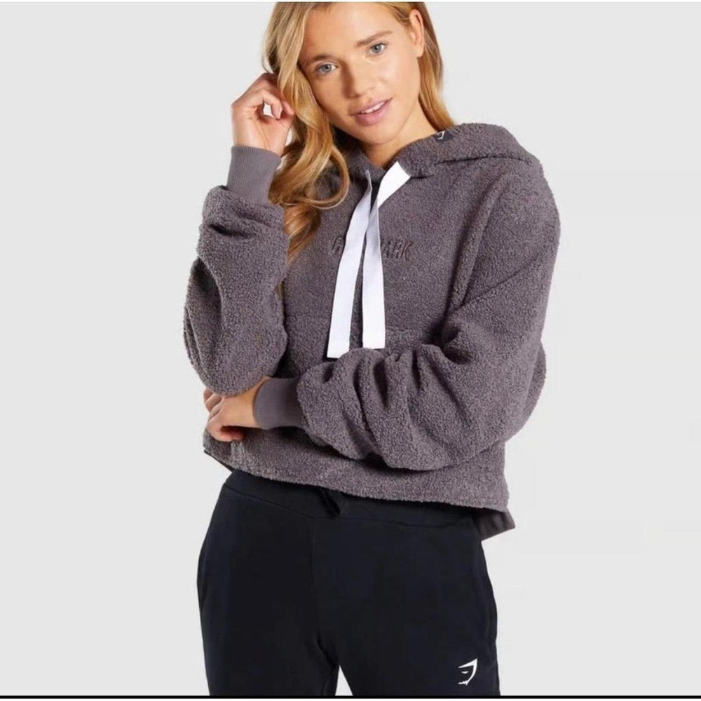 Gymshark‎ Sherpa Cropped Hoodie